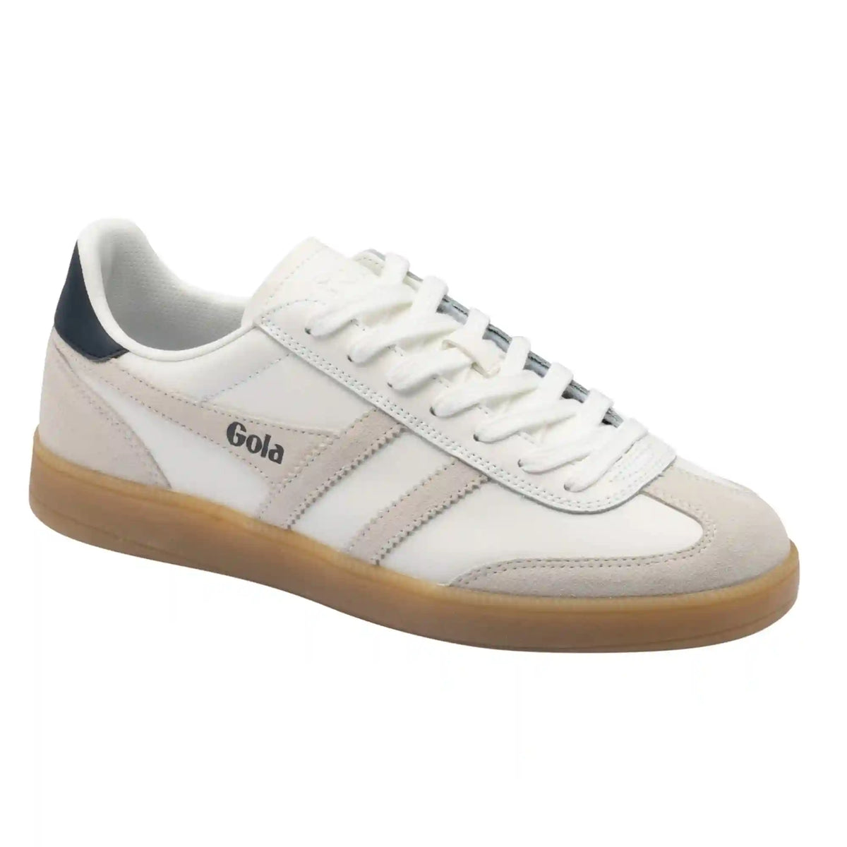Gola Classics Men's Viper Leather Sneakers - White/White/Navy/Gum