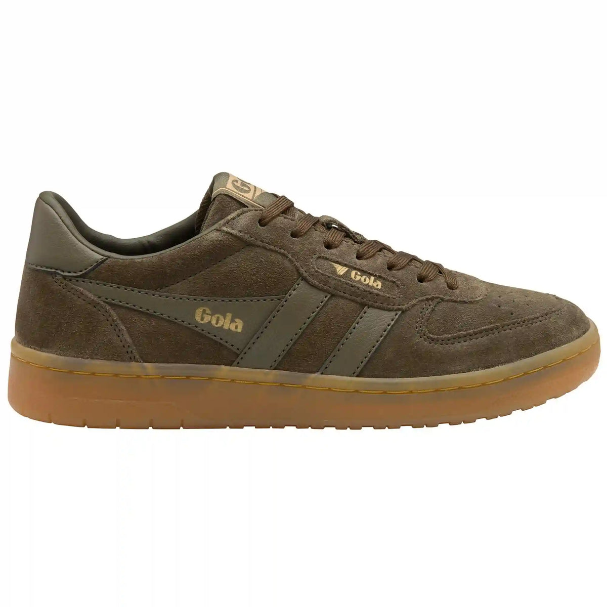 Gola Classics Women's Hawk Suede '86 Sneakers - Khaki/Gum