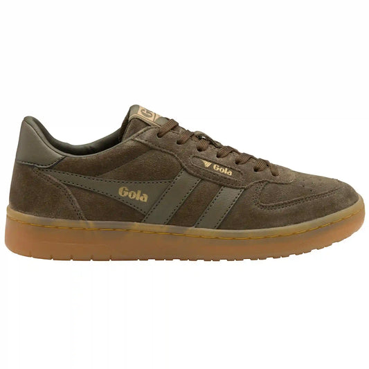 Gola Classics Women's Hawk Suede '86 Sneakers - Khaki/Gum