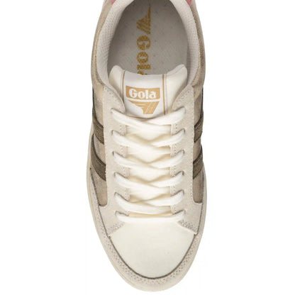 Gola Classics Women's Superslam Blaze Sneakers - Gold/Khaki/Coral Pink