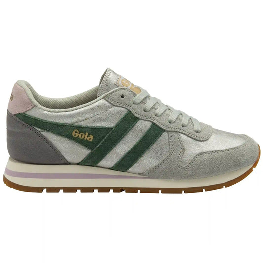Gola Classics Women's Daytona Blaze Sneakers - Silver/Evergreen/Chalk Pink