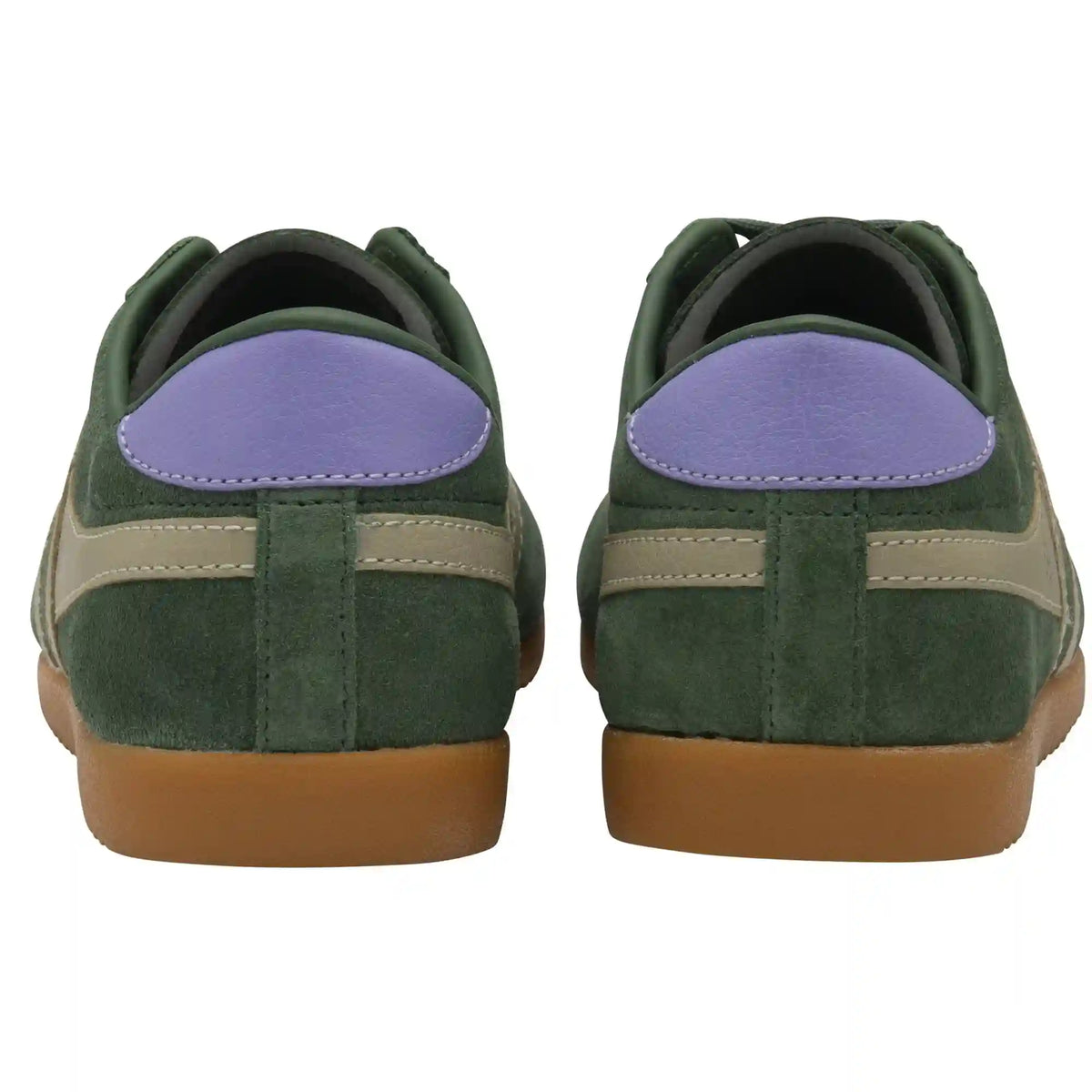 Gola Classics Women's Bullet Suede Sneakers - Evergreen/Bone/Wisteria