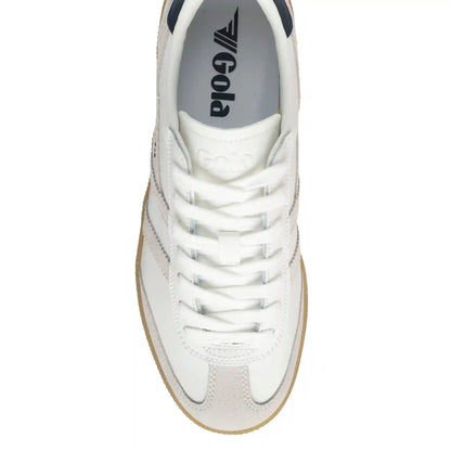 Gola Classics Men's Viper Leather Sneakers - White/White/Navy/Gum