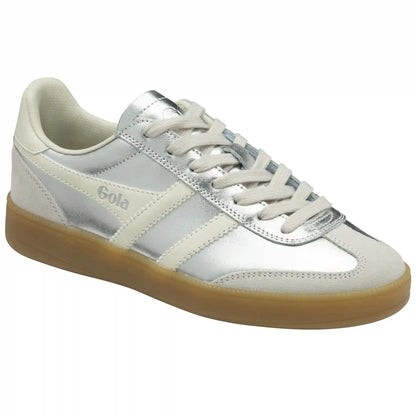 Gola Classics Women's Viper Metallic Sneakers - Silver/Off White/Gum