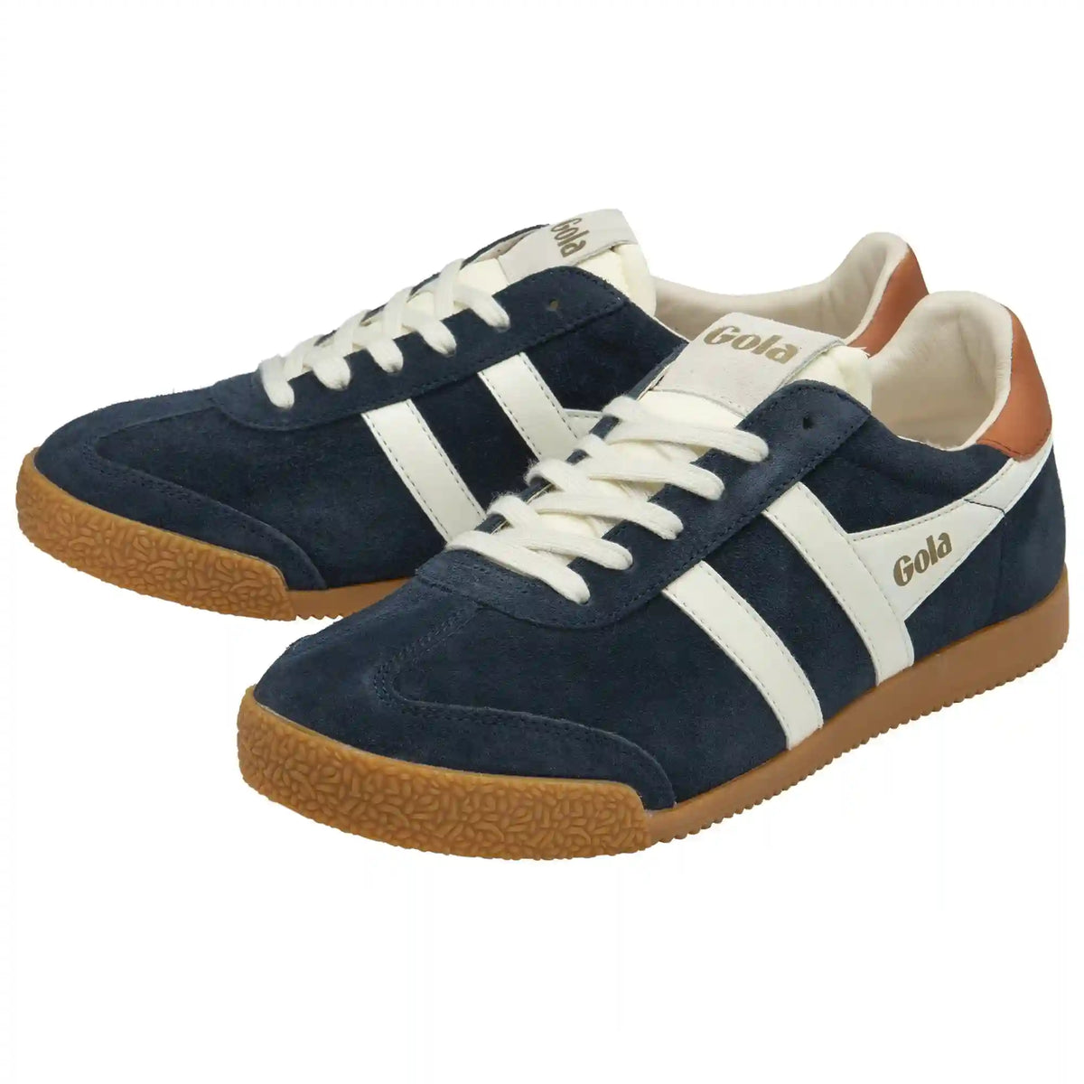Gola Classics Men's Elan Sneakers - Navy/Off White/Moody Orange