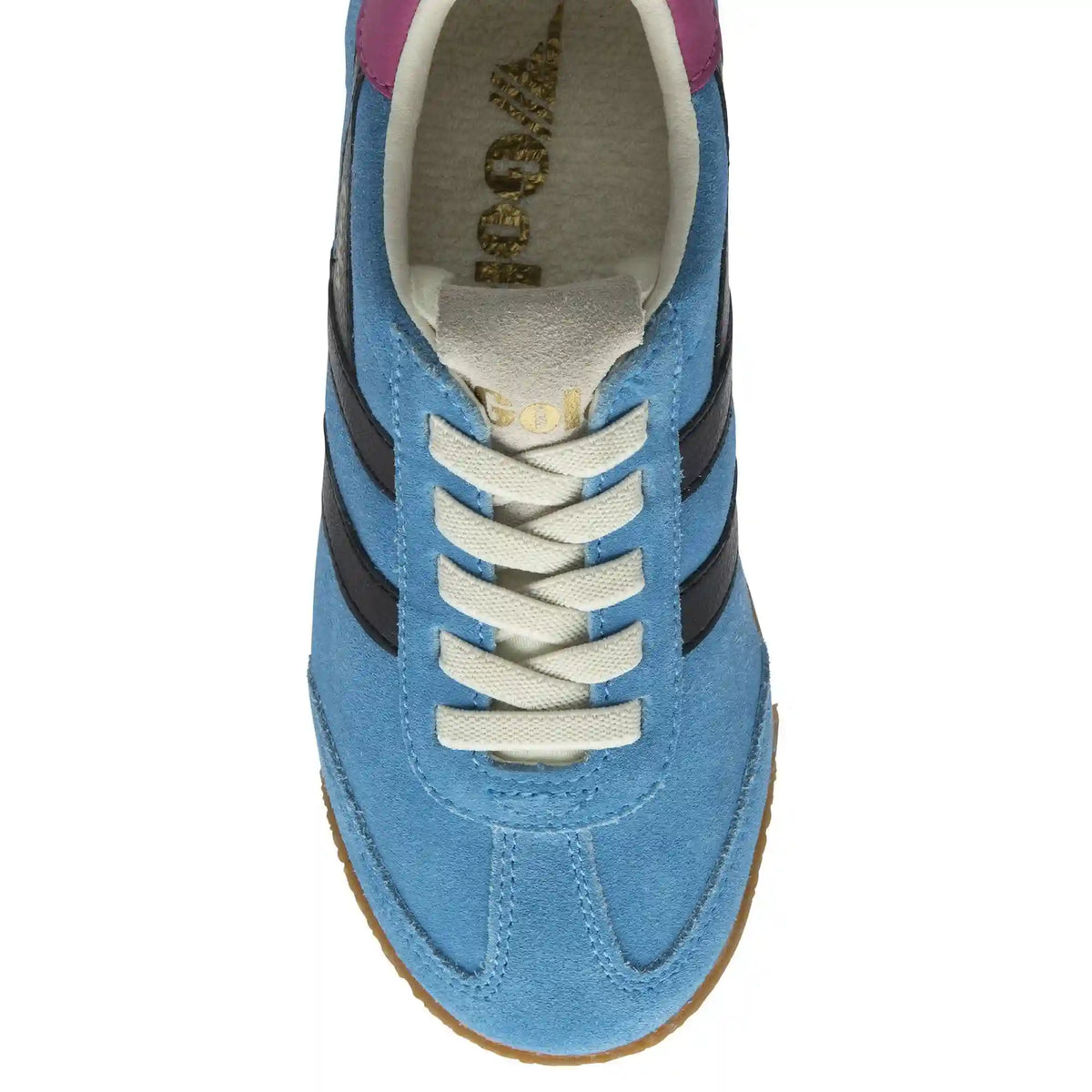 Gola Classics Kids' Elan Sneakers - Santorini/Black/Fuchsia