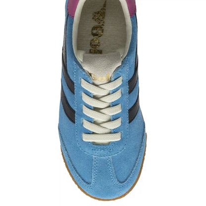Gola Classics Kids' Elan Sneakers - Santorini/Black/Fuchsia