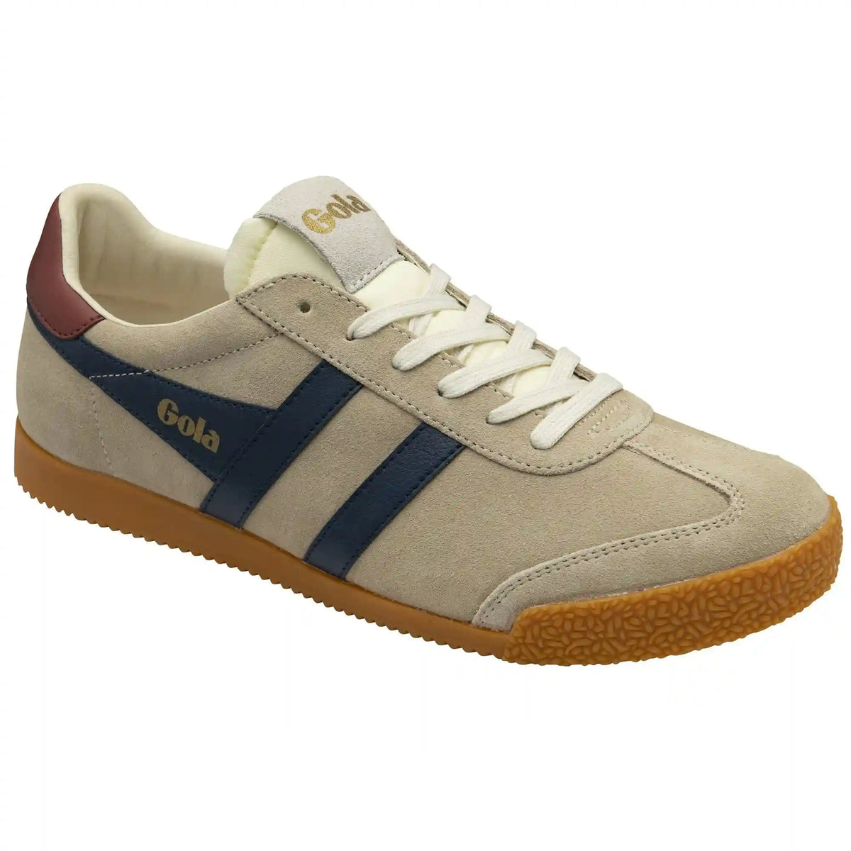 Gola Classics Men's Elan Sneakers - Bone/Navy/Red Ochre