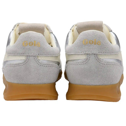 Gola Classics Women's Firefly Metallic Sneakers - Silver/Off White