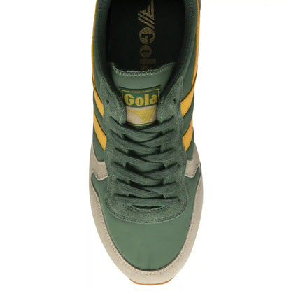 Gola Classics Men's Daytona Chute Sneakers - Evergreen/Bone/Sun