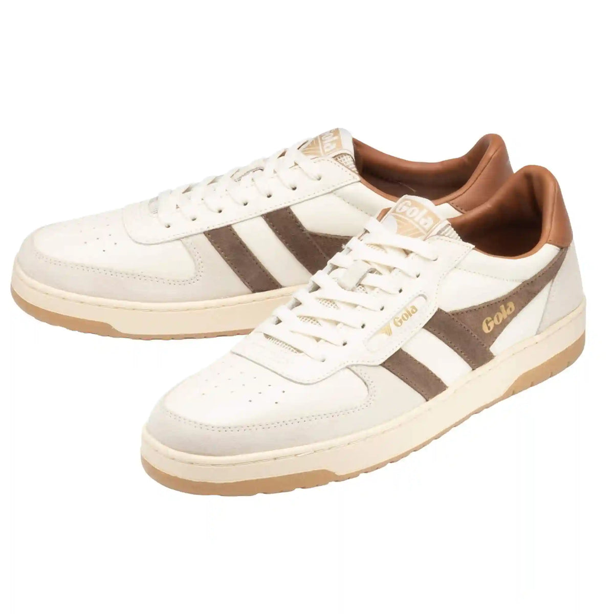Gola Classics Men's Hawk Sneakers - Off White/Otter/Umber