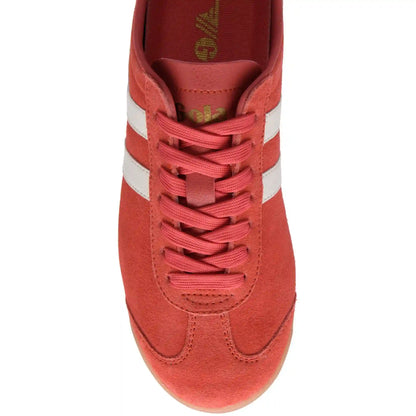 Gola Classics Women's Bullet Suede Sneakers - Coral/Off White/Pale Gum