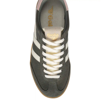 Gola Classics Women's Cyclone Sneakers - Conifer/Off White/Chalk Pink/Gum