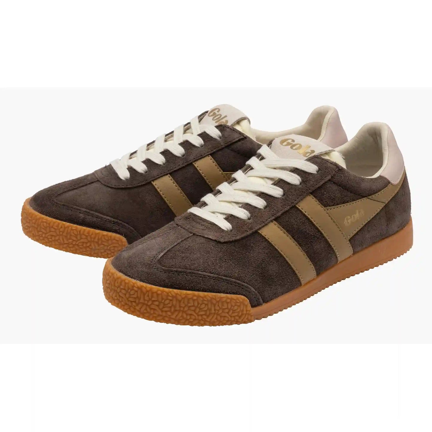 Gola Classics Women's Elan Sneakers - Mocha/Brown Sugar/Chalk Pink