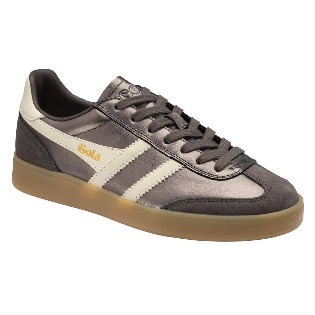 Gola Classics Women's Viper Metallic Sneakers - Pewter/Off White/Gum