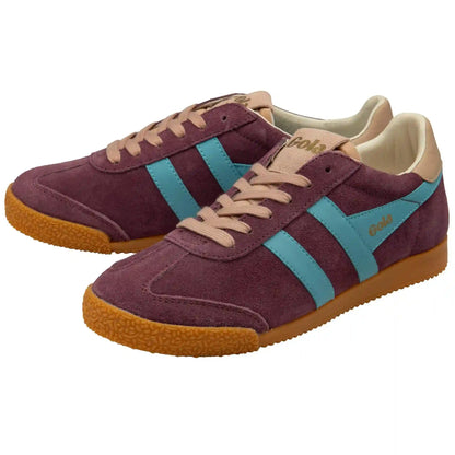 Gola Classics Women's Elan Sneakers - Windsor Wine/Ocean/Cameo