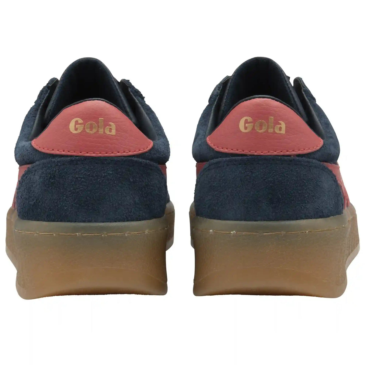 Gola Classics Women's Grandslam Suede Sneakers - Navy/Coral/Gum