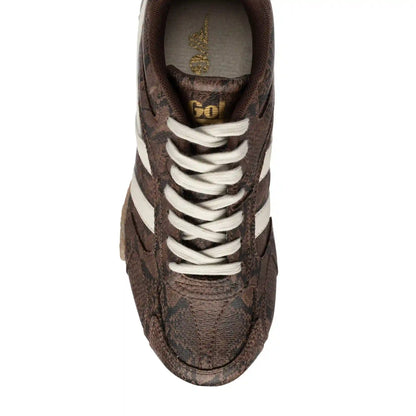 Gola Classics Women's Corva Snake Sneakers - Root/Off White/Gum