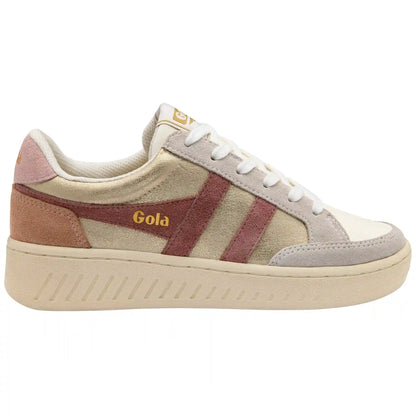 Gola Classics Women's Superslam Blaze Sneakers - Gold/Brownrose/Chalk Pink