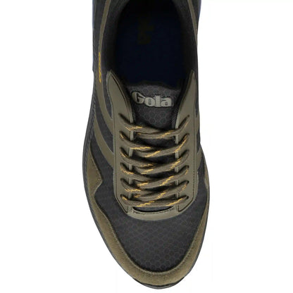 Gola Performance Men's Atomics Sneakers - Black/Khaki/Sun