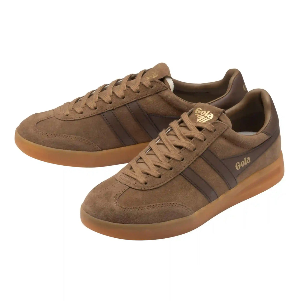 Gola Classics Men's Cyclone Sneakers - Tobacco/Dark Brown/Tobacco/Gum