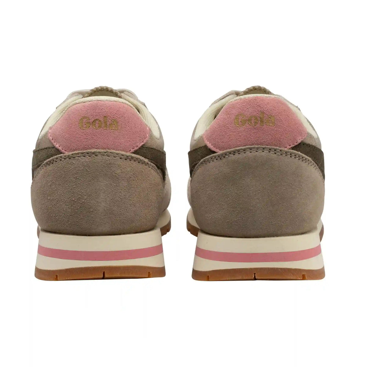 Gola Classics Women's Daytona Blaze Sneakers - Gold/Khaki/Coral Pink
