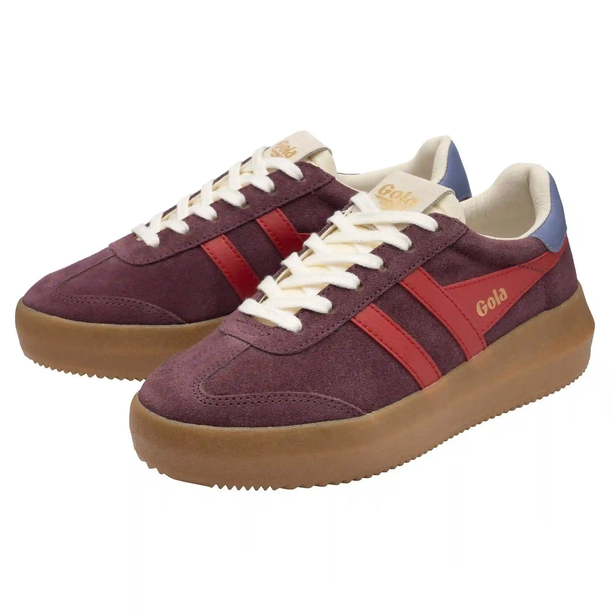 Gola Classics Women's Athena Sneakers - Windsor Wine/Red/Lavender/Gum