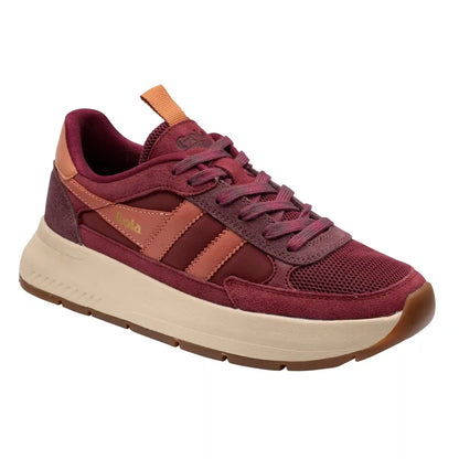 Gola Classics Women's Phoenix Sneakers - Cerise/Windsor Wine/Terracotta