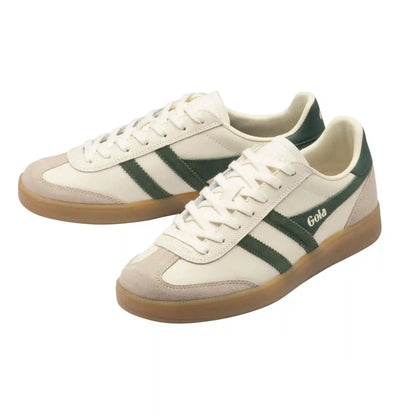 Gola Classics Men's Viper Leather Sneakers - Off White/Bone/Evergreen/Gum
