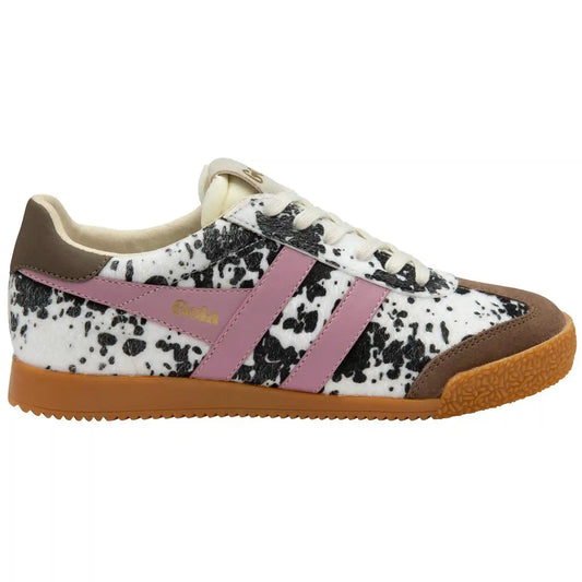 Gola Classics Women's Elan Savanna Sneakers - Dalmatian/Otter/Candy
