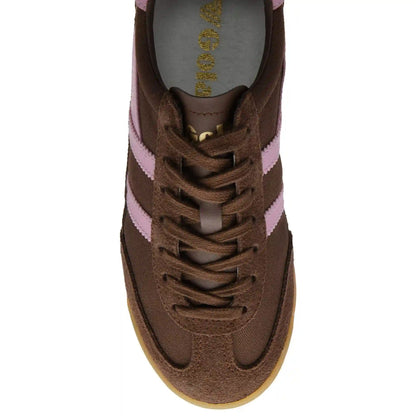 Gola Classics Women's Tornado Sneakers - Dark Brown/Candy