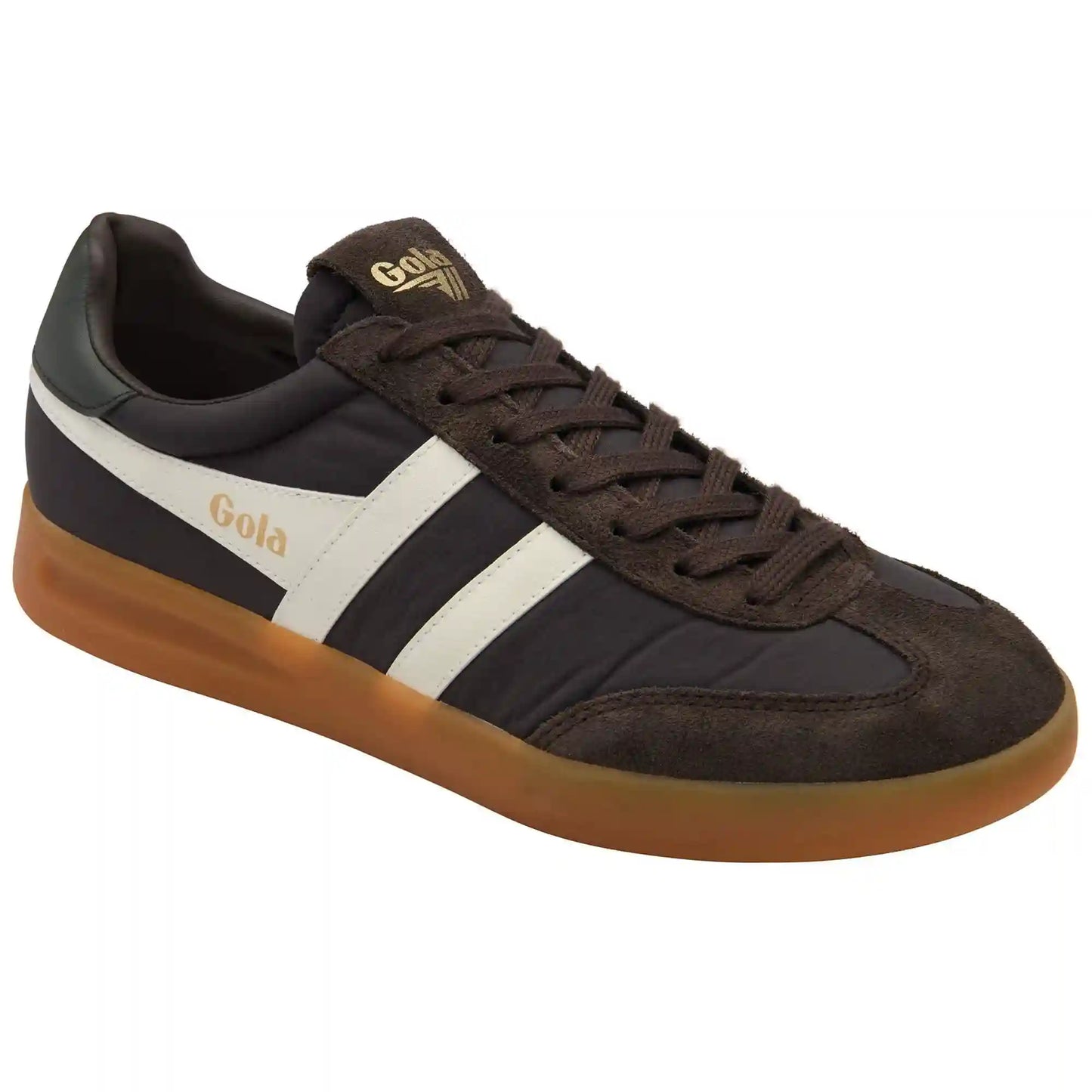 Gola Classics Men's Cyclone Nylon Sneakers - Mocha/Off White/Dark Khaki/Gum
