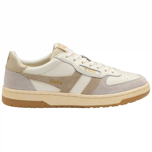 Gola Classics Women's Hawk Sneakers - Off White/Bone/Gold