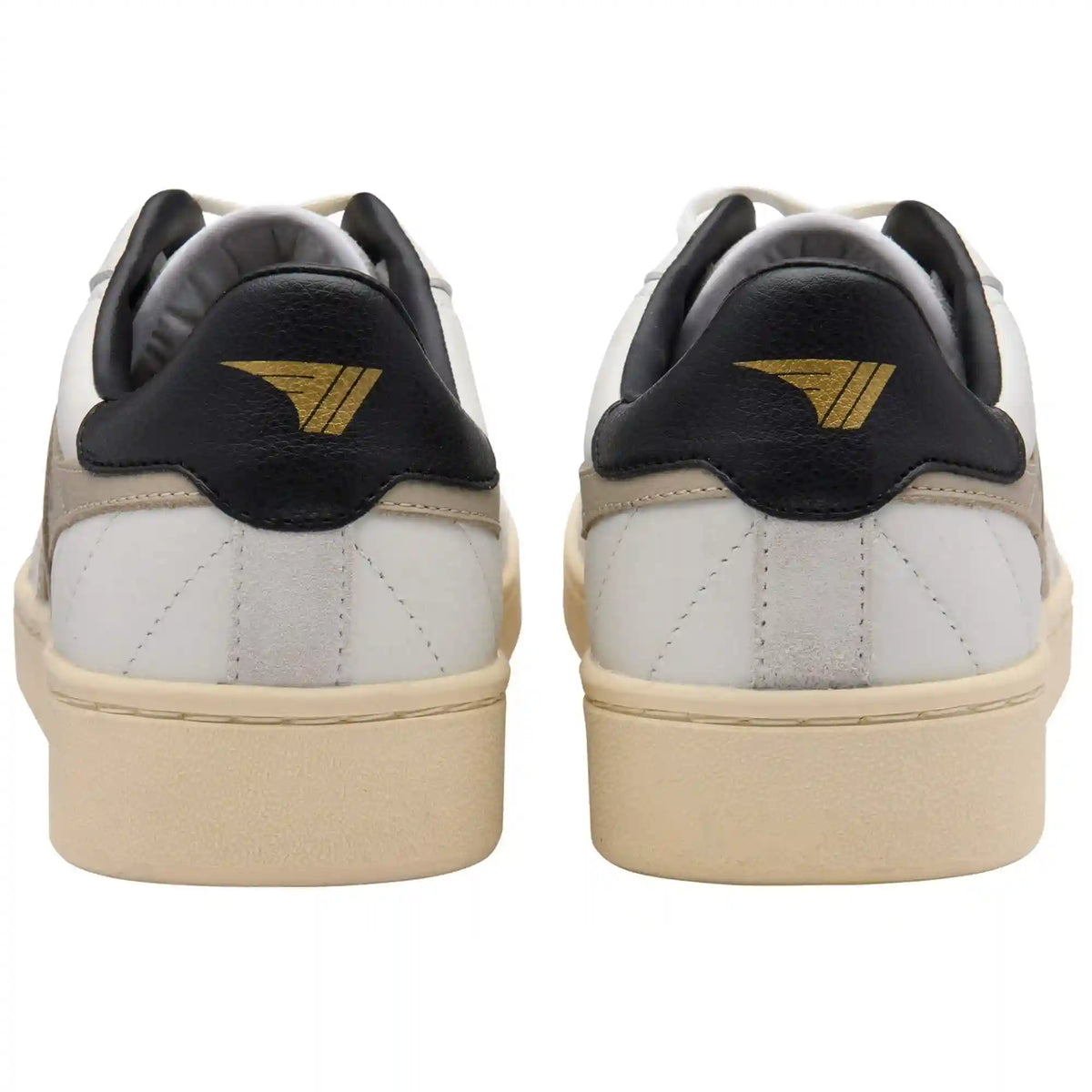 Gola Classics Men's Contact Leather Sneakers - White/Bone/Black