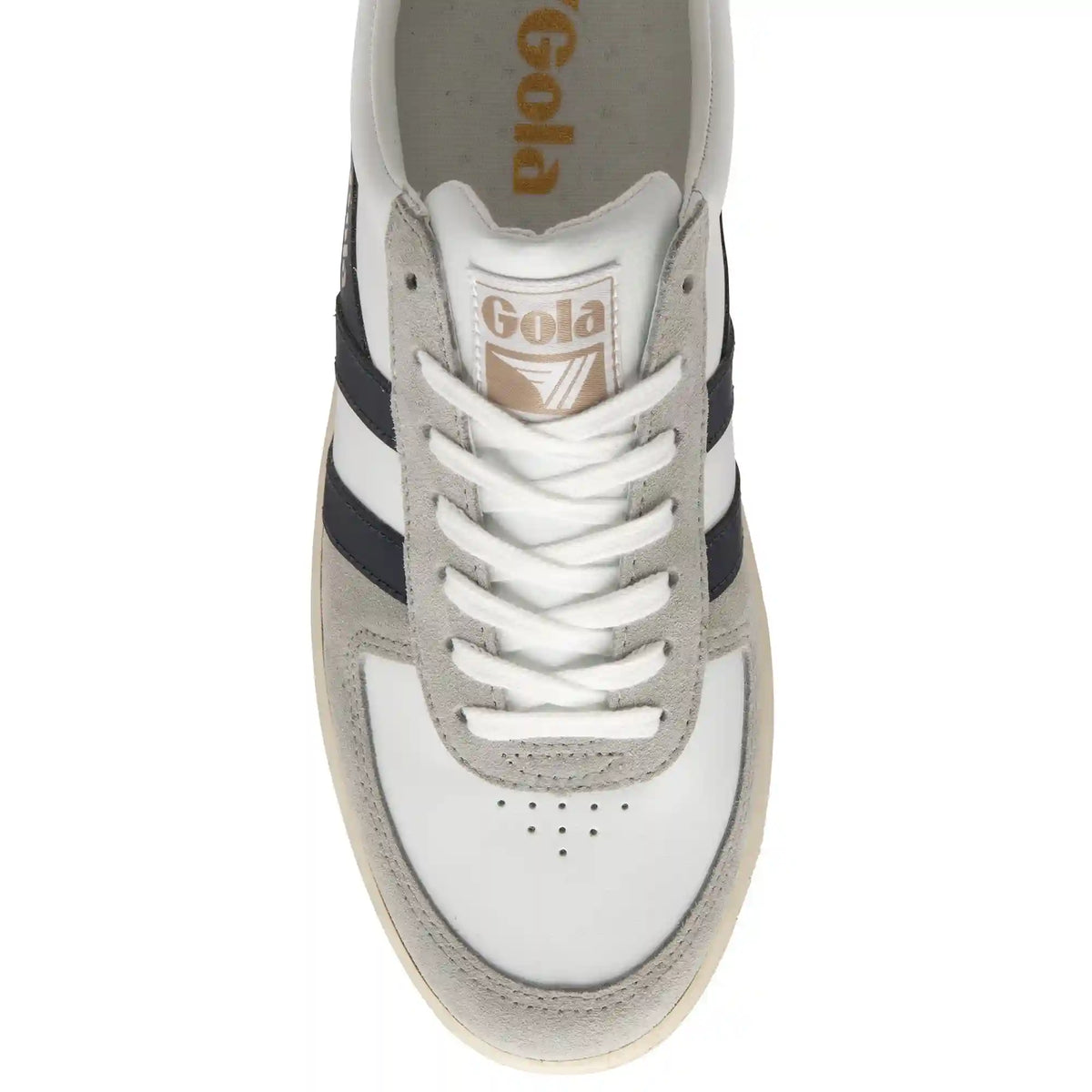 Gola Classics Men's Grandslam Quadrant Sneakers - White/Light Grey/Navy