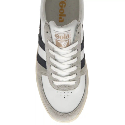 Gola Classics Men's Grandslam Quadrant Sneakers - White/Light Grey/Navy