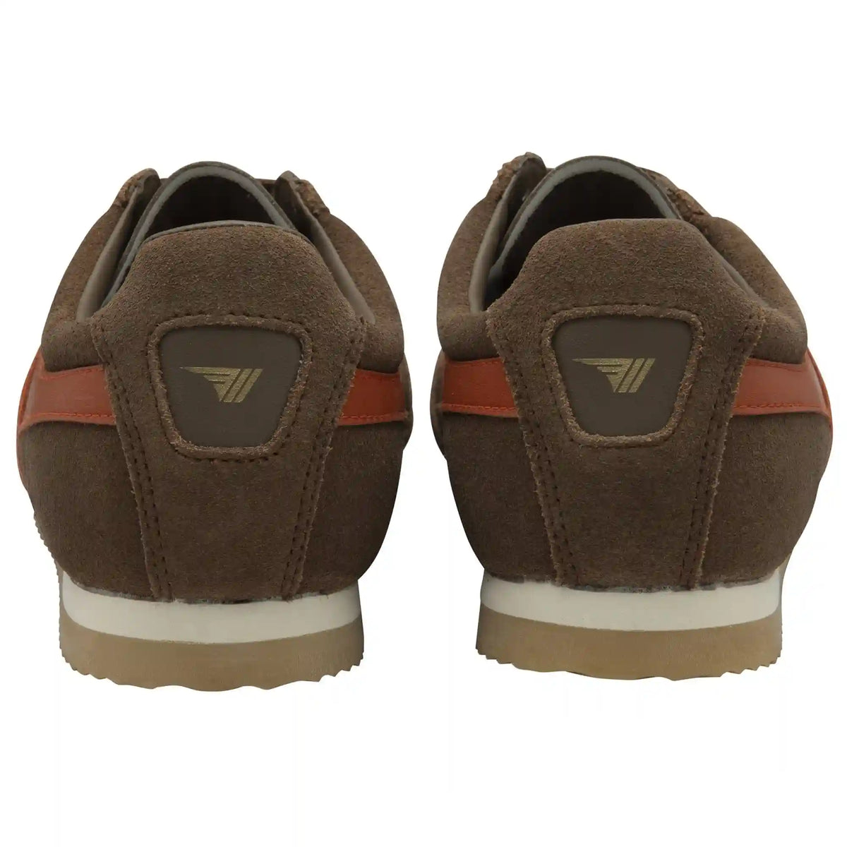 Gola Classics Men's Apollo Sneakers - Otter/Moody Orange/Gum