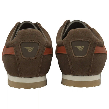 Gola Classics Men's Apollo Sneakers - Otter/Moody Orange/Gum