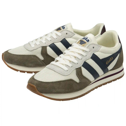 Gola Classics Men's Daytona Sneakers - Off White/Khaki/Navy