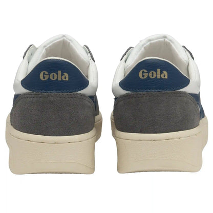 Gola Classics Men's Grandslam Quadrant Sneakers - White/Ash/Marine Blue/Shadow