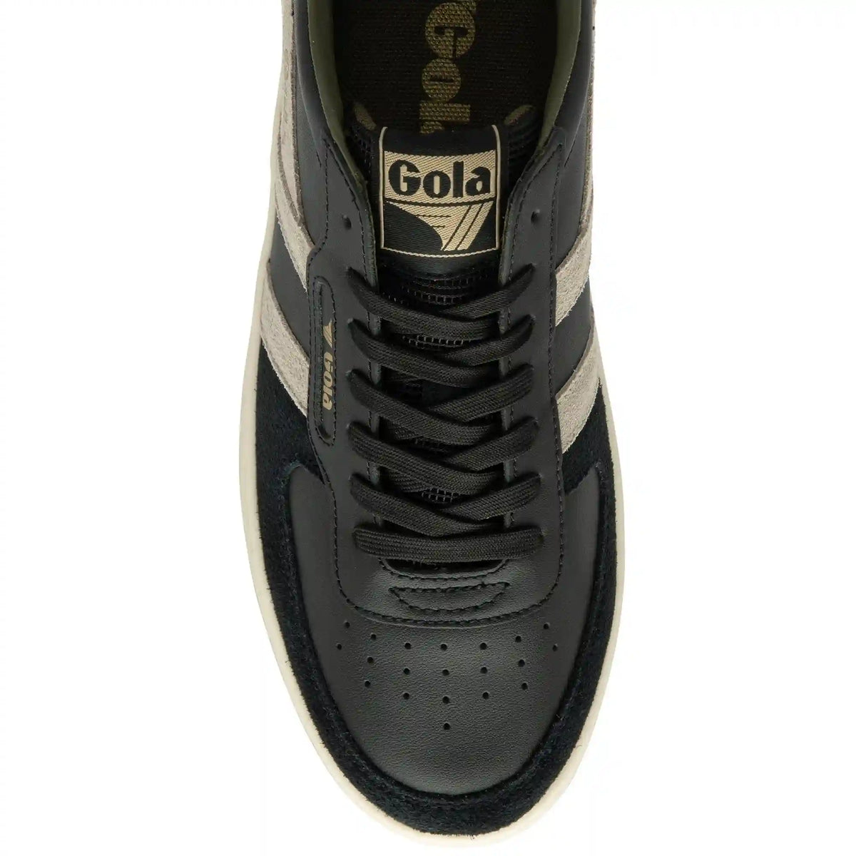 Gola Classics Men's Hawk Sneakers - Black/Feather Grey/Otter