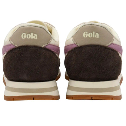 Gola Classics Women's Daytona Sneakers - Off White/Mocha/Candy