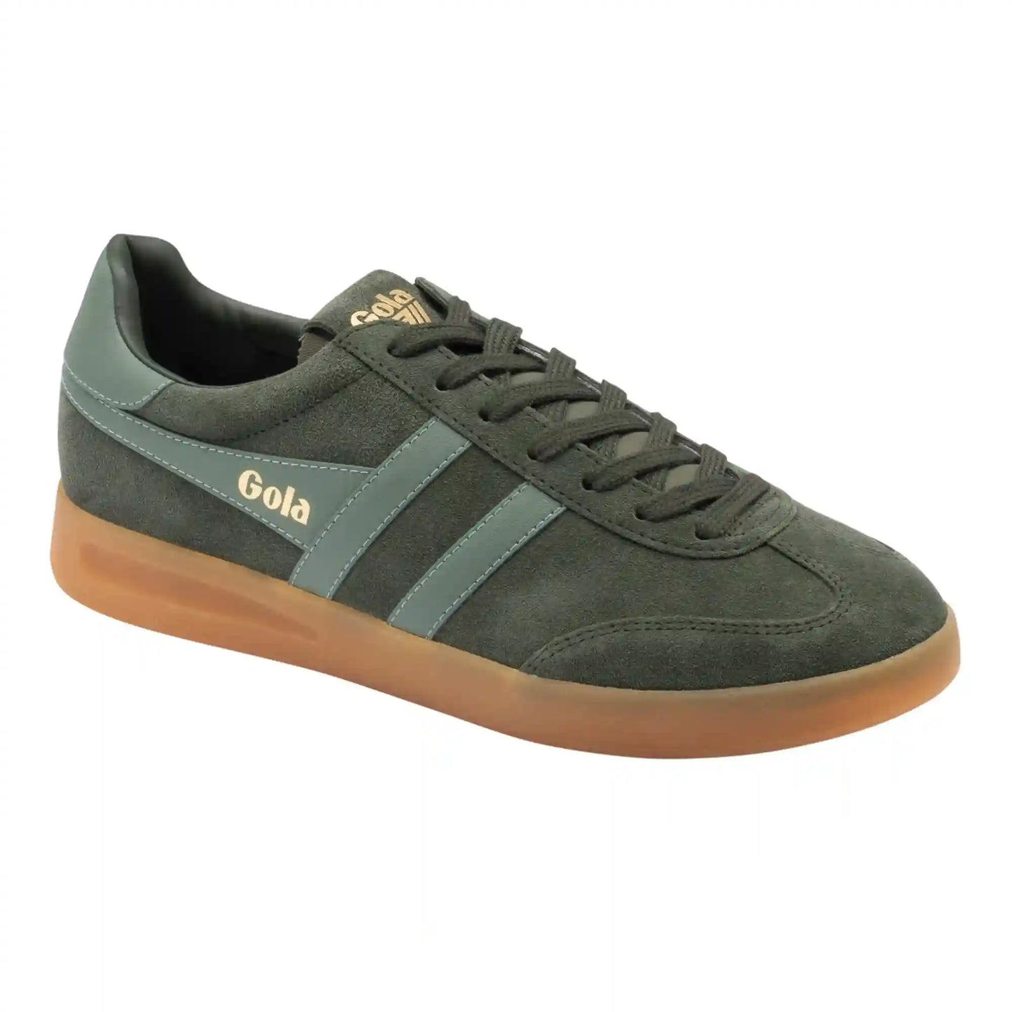 Gola Classics Men's Cyclone Sneakers - Dark Khaki/Sage/Dark Khaki/Gum