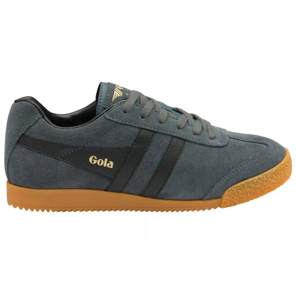 Gola Classics Men's Harrier Suede Sneakers - Graphite/Black