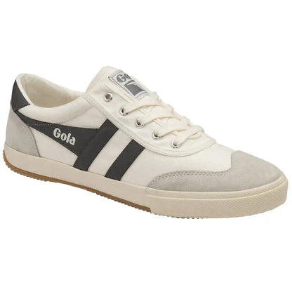 Gola Classics Men's Badminton Plimsoll Sneakers - Off White/Shadow