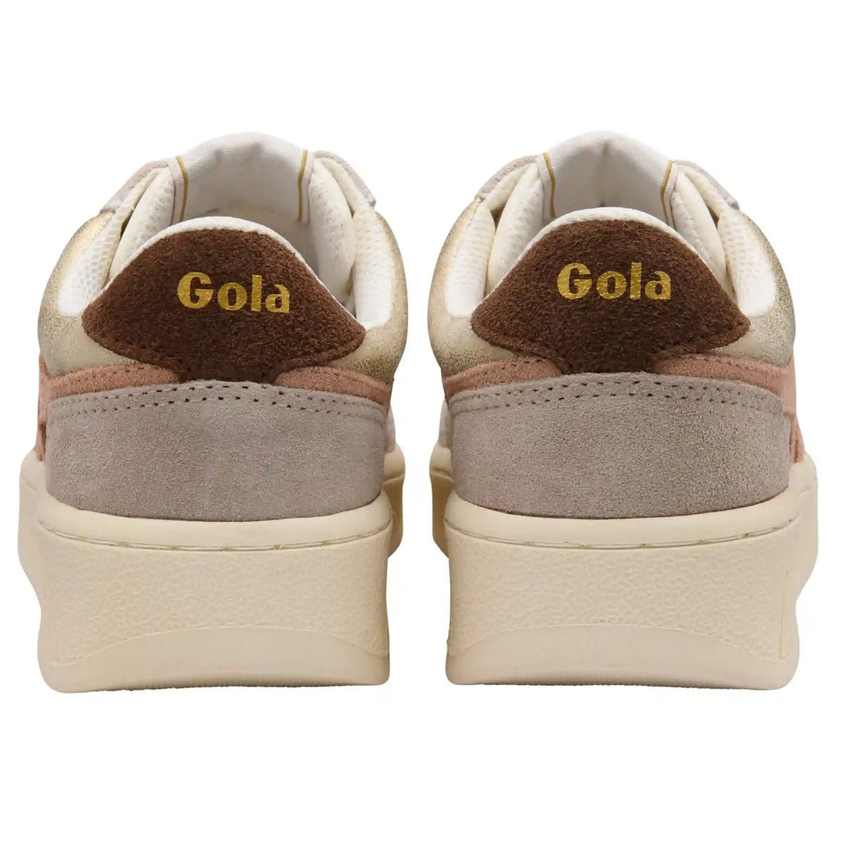 Gola Classics Women's Superslam Blaze Sneakers - Gold/Cameo/Dark Brown