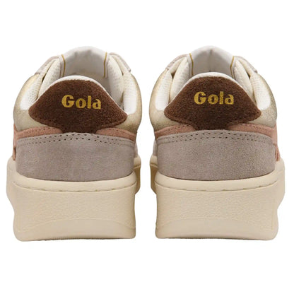 Gola Classics Women's Superslam Blaze Sneakers - Gold/Cameo/Dark Brown
