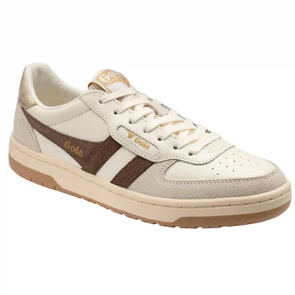 Gola Classics Women's Hawk Sneakers - Off White/Otter/Gold