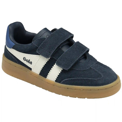 Gola Classics Kids' Viper Strap Sneakers - Navy/Off White/Sapphire/Gum