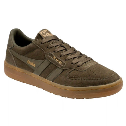 Gola Classics Women's Hawk Suede '86 Sneakers - Khaki/Gum